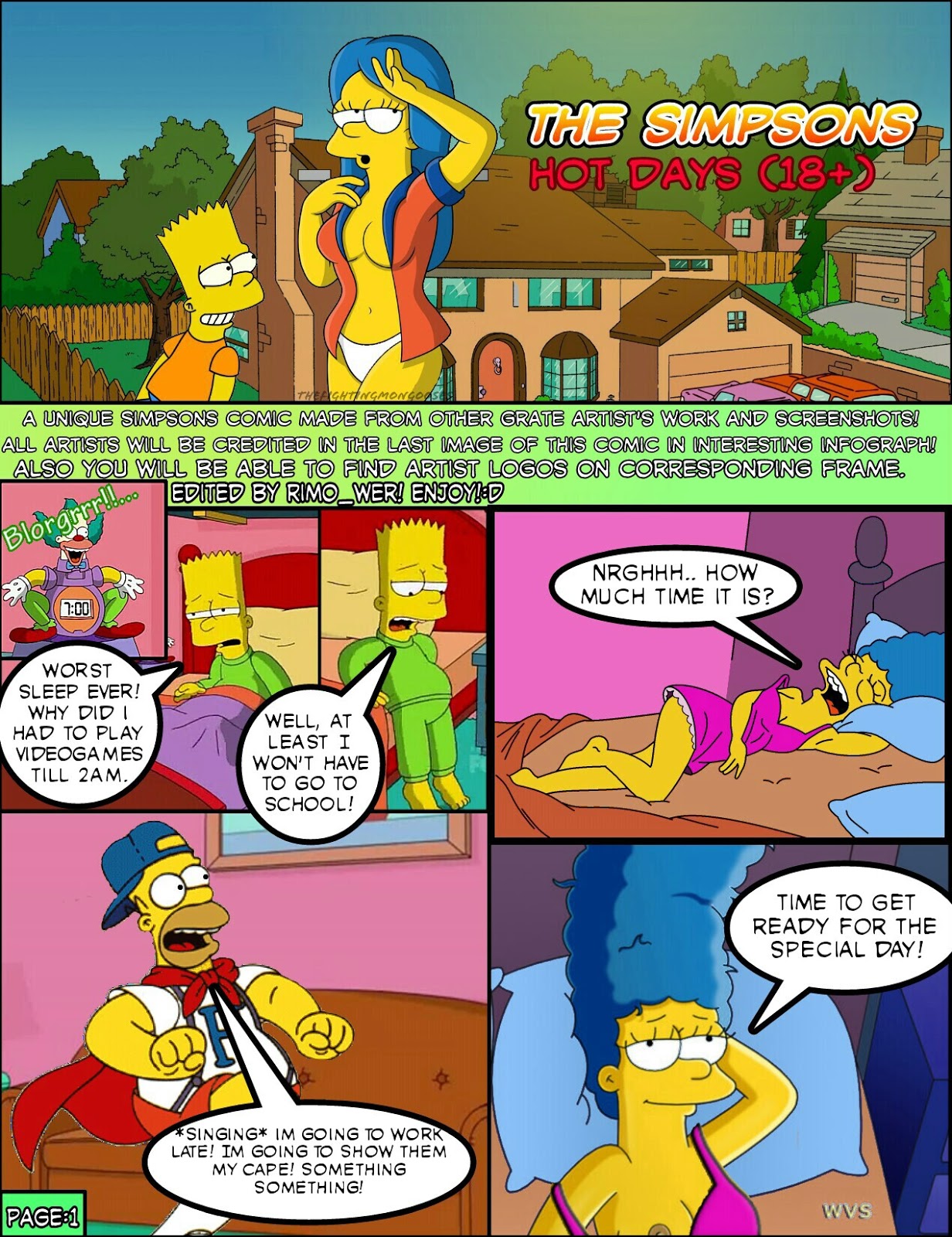 SureFap xxx porno The Simpsons - Hot Days.1 (Needs final touches) xxx porno