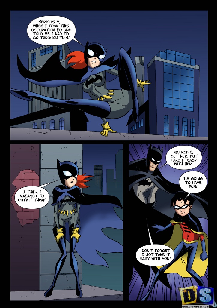 SureFap xxx porno Justice League - Trio Fucks (Batman, Batgirl, Robin)