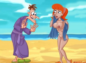 Phineas And Ferb - Fucking On The Beach xxx porno