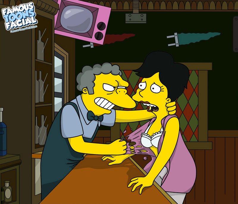 SureFap xxx porno The Simpsons - [Famous Toons Facial][acme] - Moe Fucks Betty At The Bar