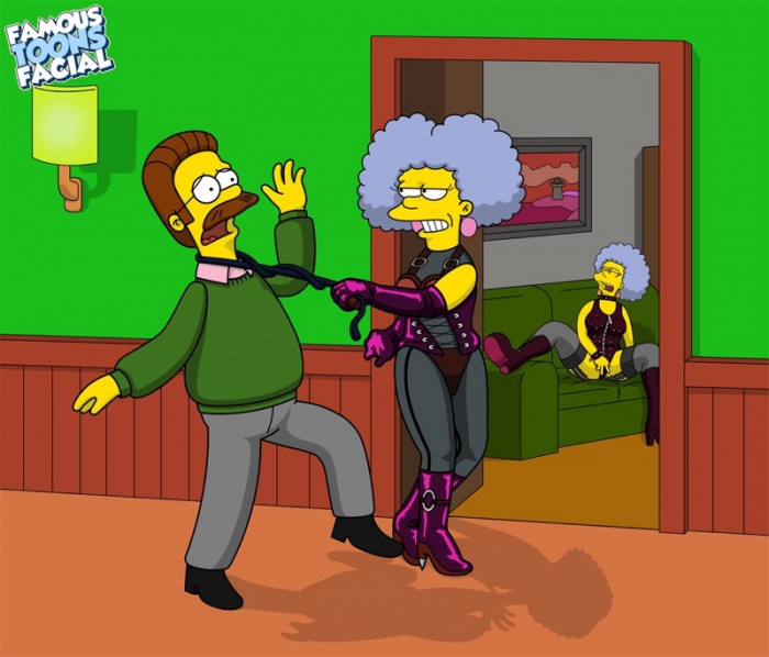 SureFap xxx porno The Simpsons - Patty and Selma Bouvier rape Ned Flanders xxx porno