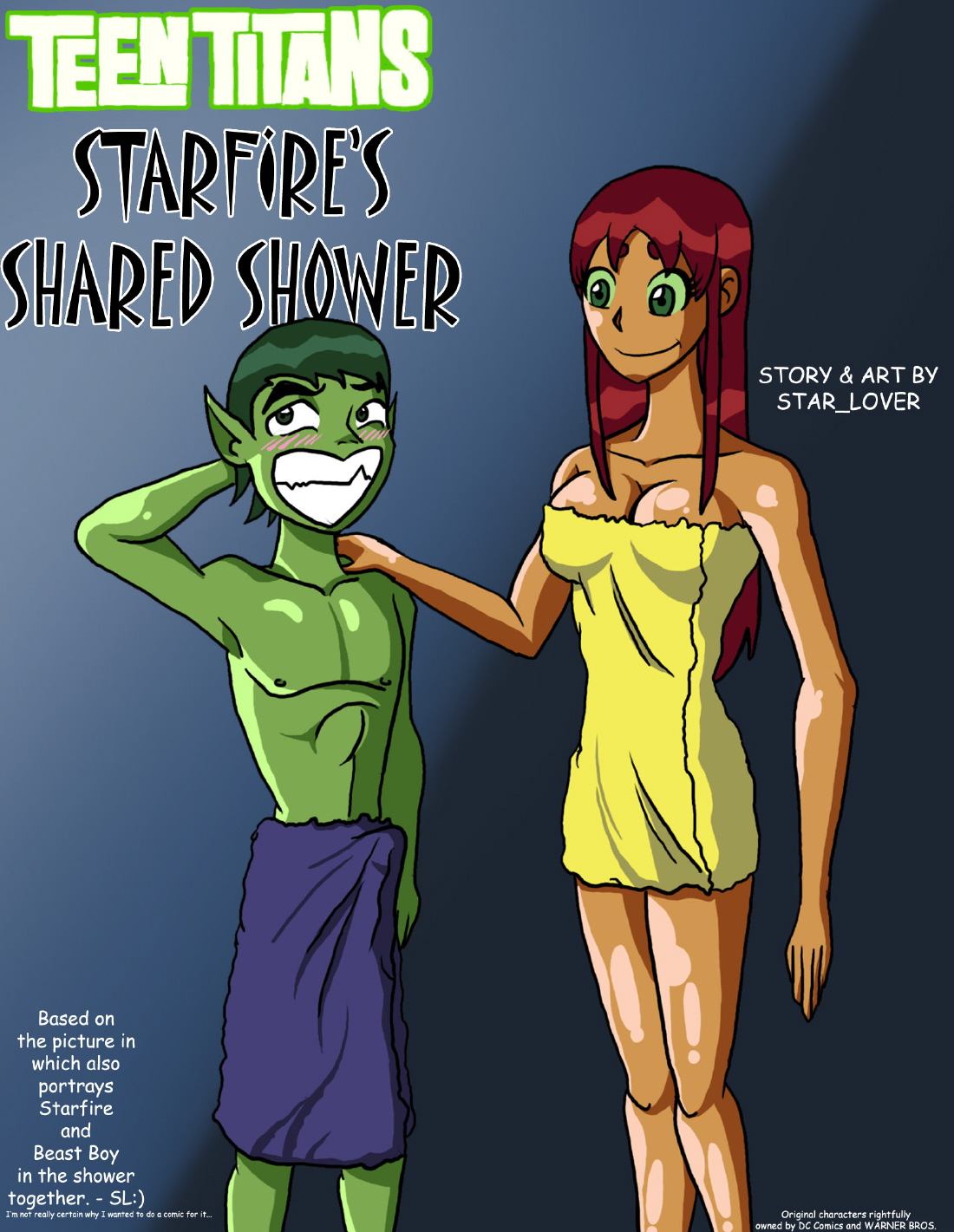 SureFap xxx porno The Teen Titans - [Star_Lover] - Starfire's Shared Shower xxx porno