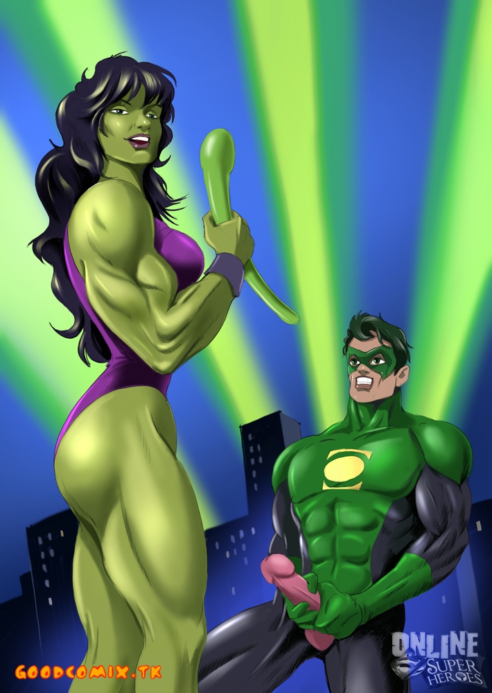 SureFap xxx porno She-Hulk - Green Lantern - [Online SuperHeroes] - Green Meeting