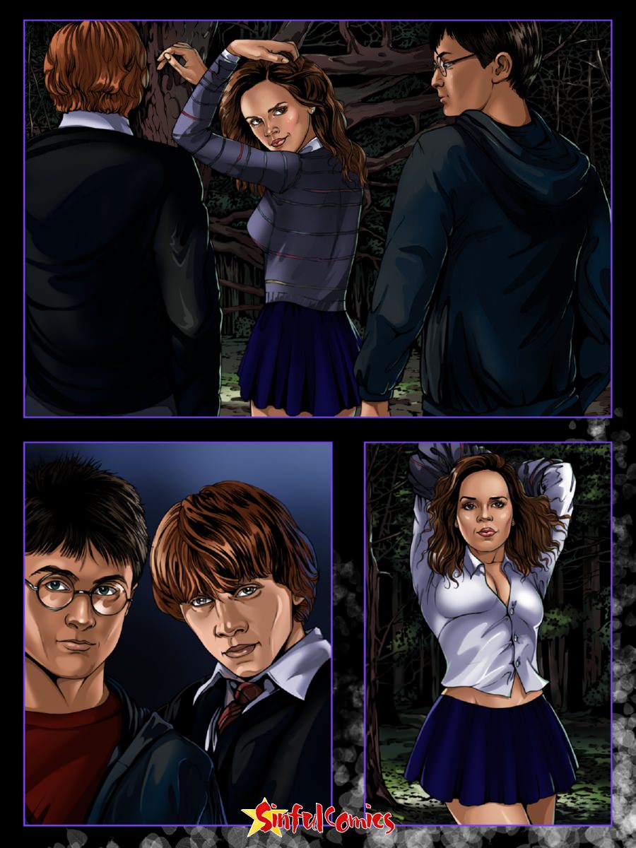 SureFap xxx porno Harry Potter - [Sinful Comics] - Hermione In A Dark Forest