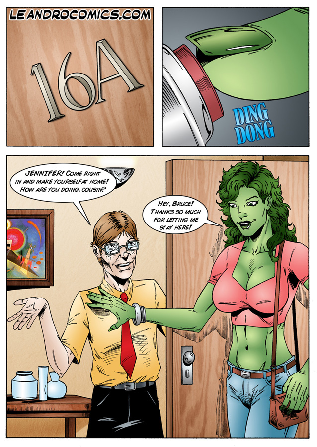 SureFap xxx porno The Incredible Hulk - [Leandro Comics] - Excited Hulk