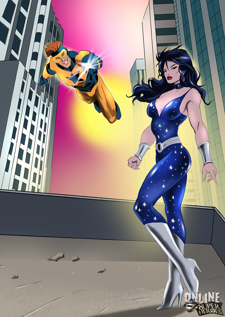 SureFap xxx porno Crossover Heroes - [Online SuperHeroes] - Hot Hardcore Fuck With Donna Troy and Booster Gold