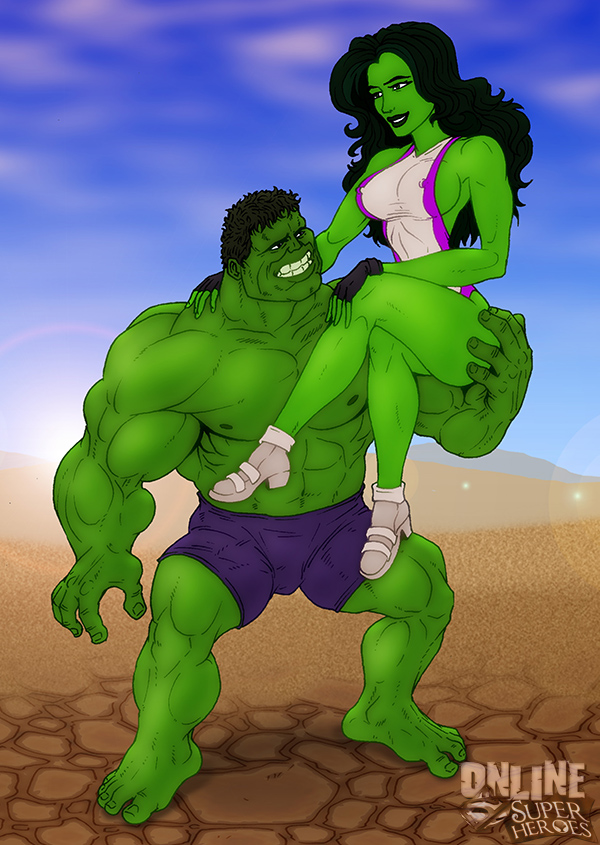 SureFap xxx porno The Incredible Hulk - [Online SuperHeroes] - Hulk and She-Hulk In A Hot Porno Shoot!