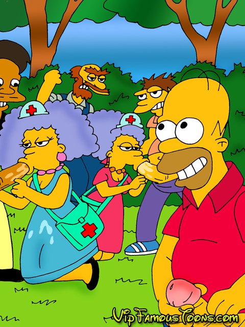 SureFap xxx porno The Simpsons - [VIP Famous Toons] - Presents Twin Sisters Bouvier
