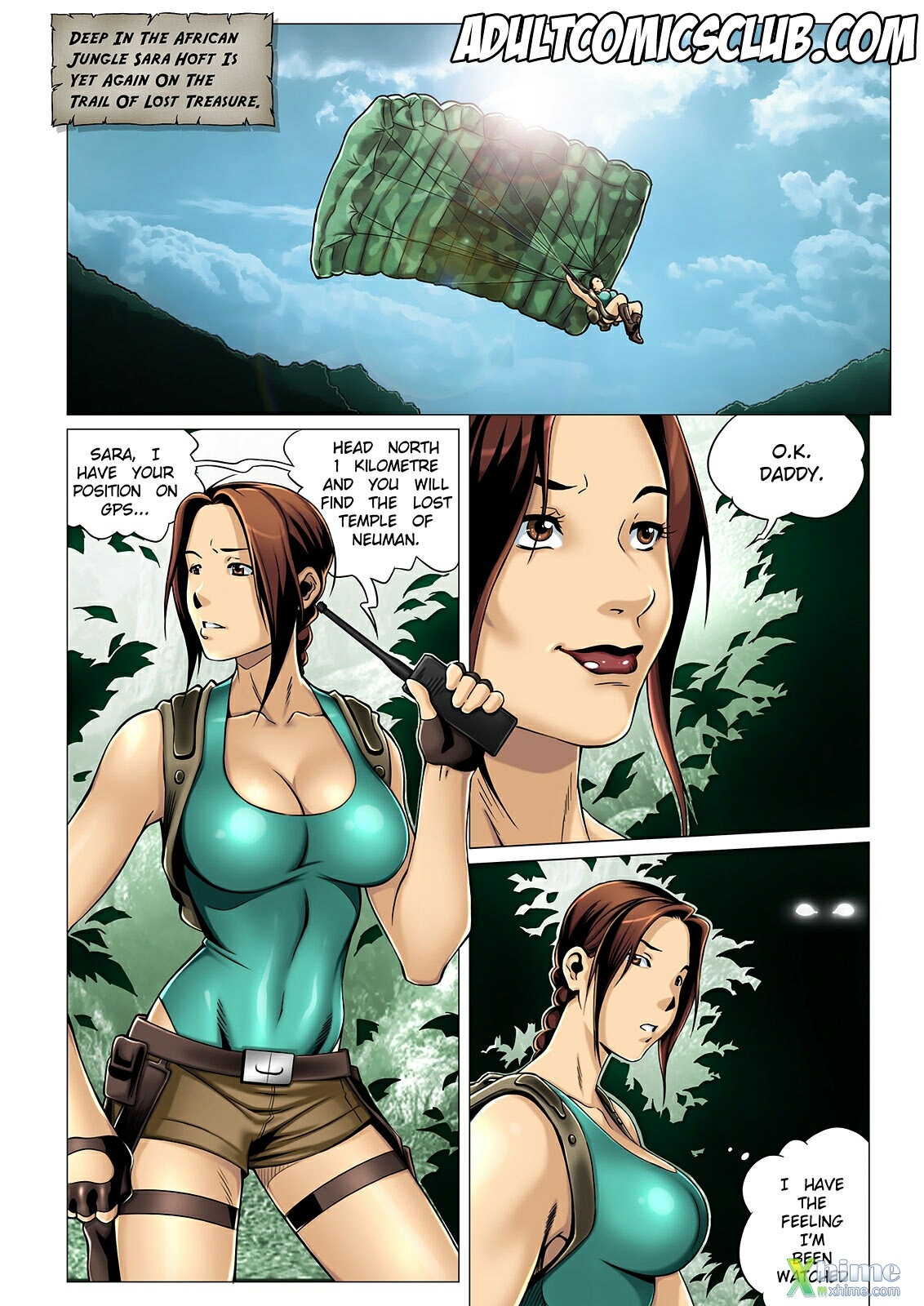 SureFap xxx porno Tomb Raider - [Melkor (Romulo Mancin)] - The Adventures of Sara Hoft - Sara Vs. Jungleman