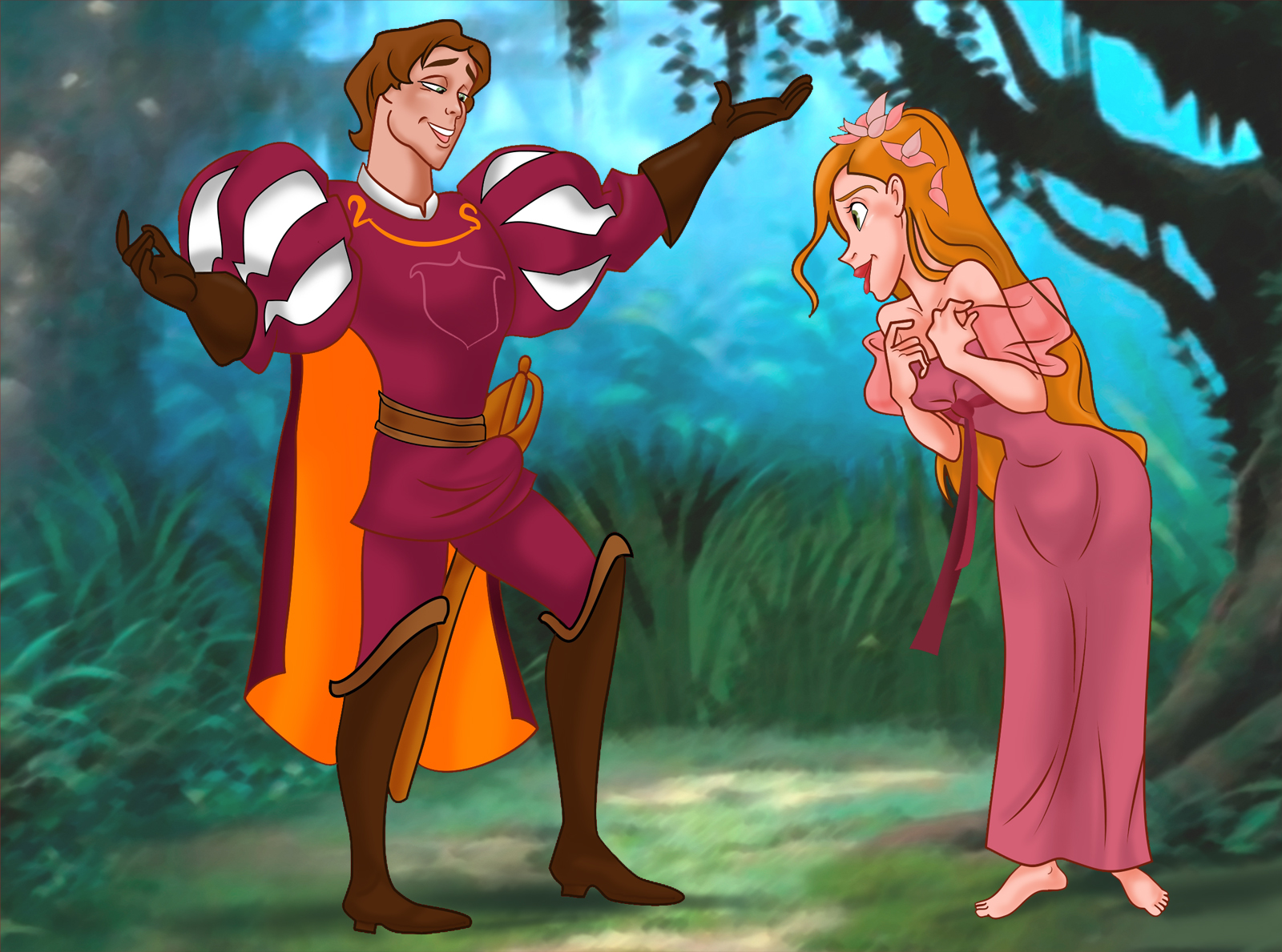 SureFap xxx porno Enchanted - [XL-Toons] - Prince Edward Met The Princess Giselle