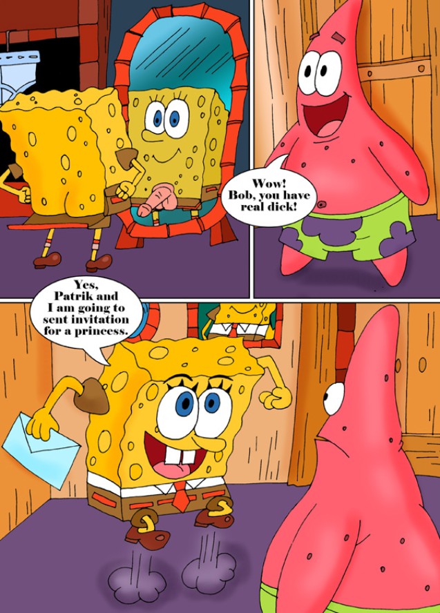 SureFap xxx porno SpongeBob SquarePants - [CartoonValley][Comic] - Sponge Bob Discovers - He Has A Real Cock