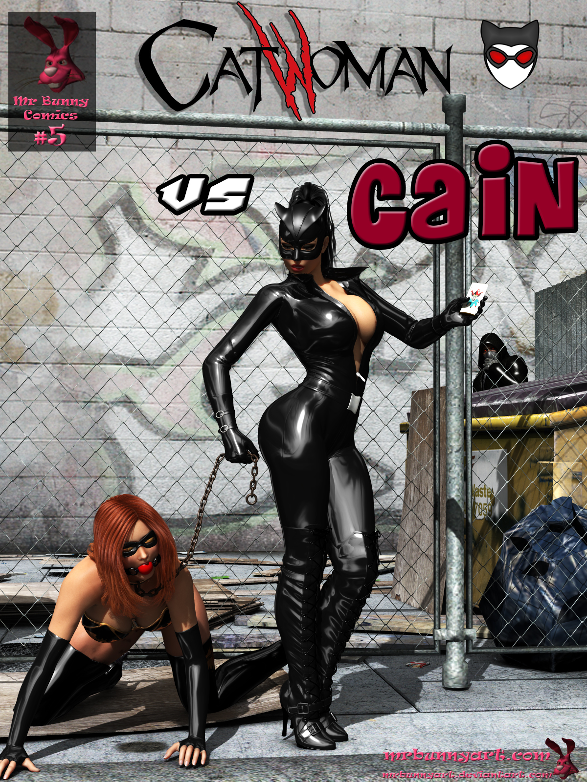 SureFap xxx porno Batman - [MrBunnyArt] - Comics #5 - Catwoman vs Cain