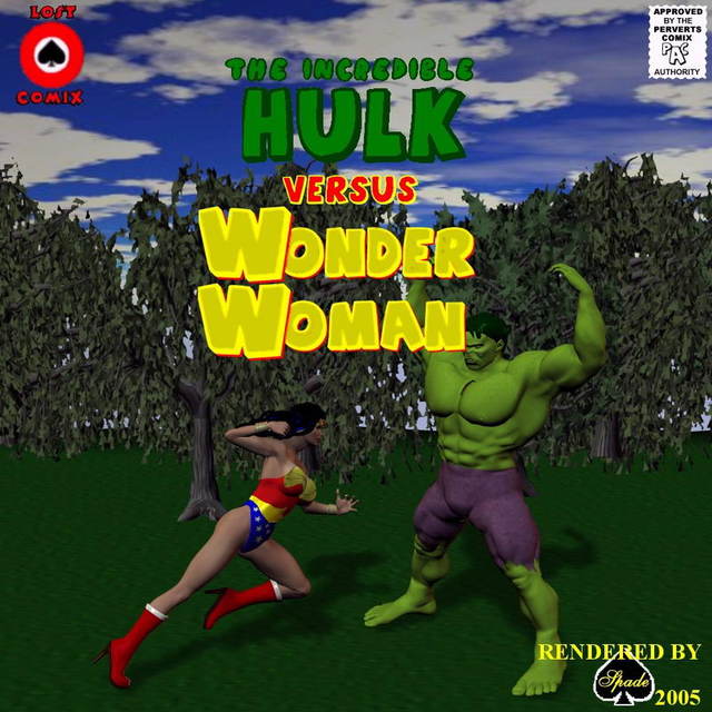 SureFap xxx porno Crossover Heroes - [Shade] - The Incredible Hulk Versus Wonder Woman