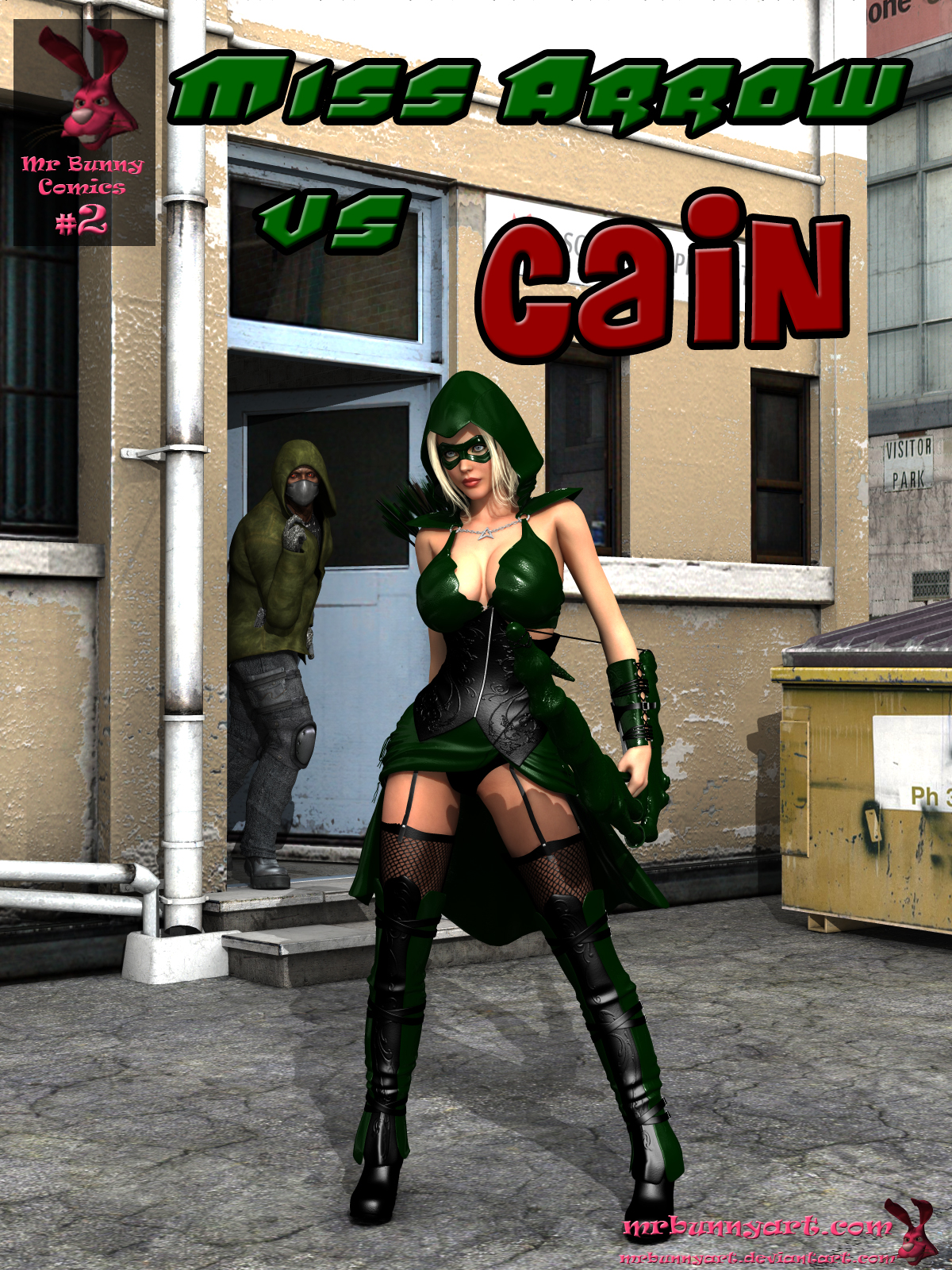 SureFap xxx porno DC Comics - [MrBunnyArt] - Miss Arrow vs Cain (special Miss Green Arrow / Olivia Queen)