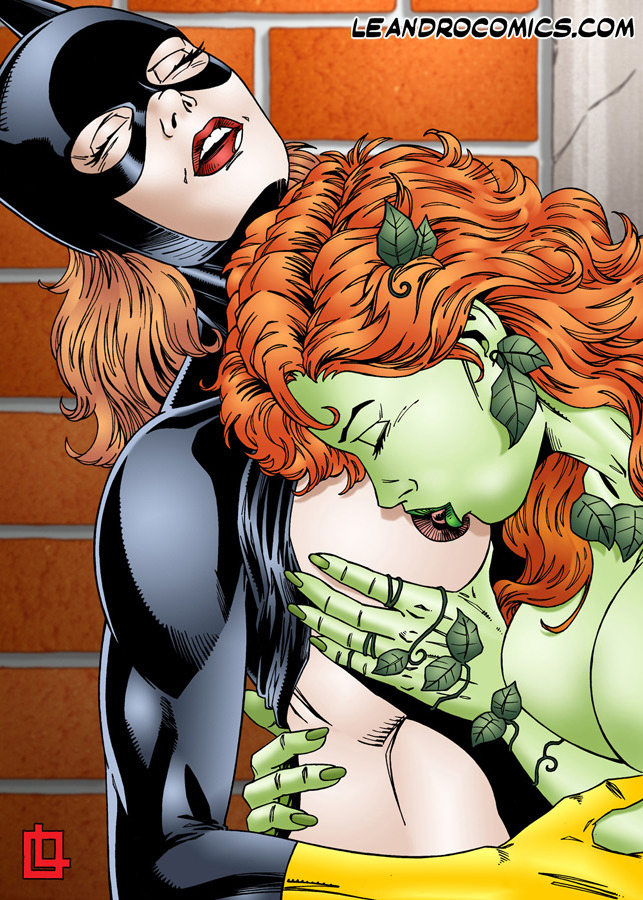 SureFap xxx porno Batman - [Leandro Comics] - Poison Ivy Gives Batgirl Hot Lesbian Sex