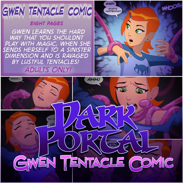 SureFap xxx porno Ben 10 - [Drew Gardner] - Dark Portal - Gwen Tentacle Comic