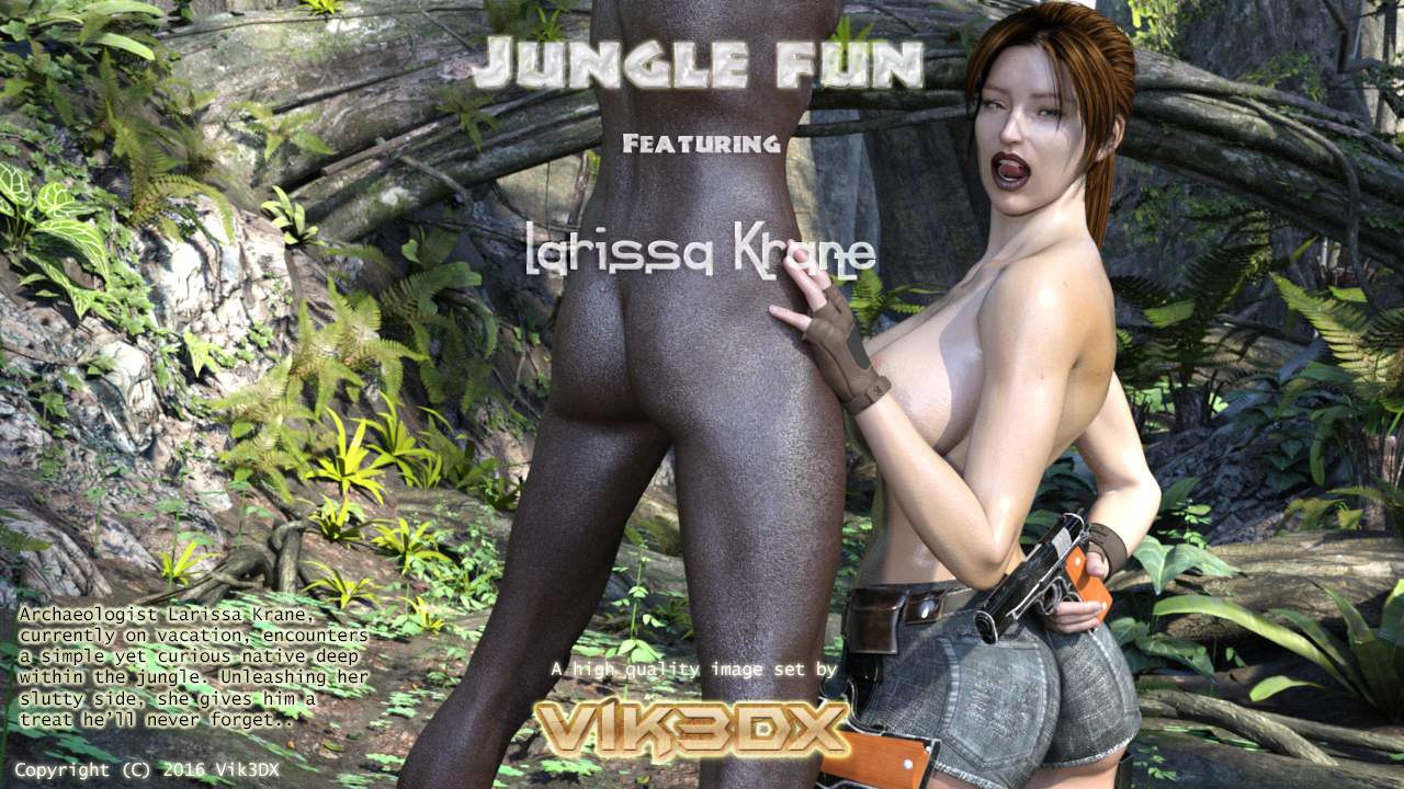 SureFap xxx porno Tomb Raider - [Vik3DX] - Larissa Krane - Jungle Fun