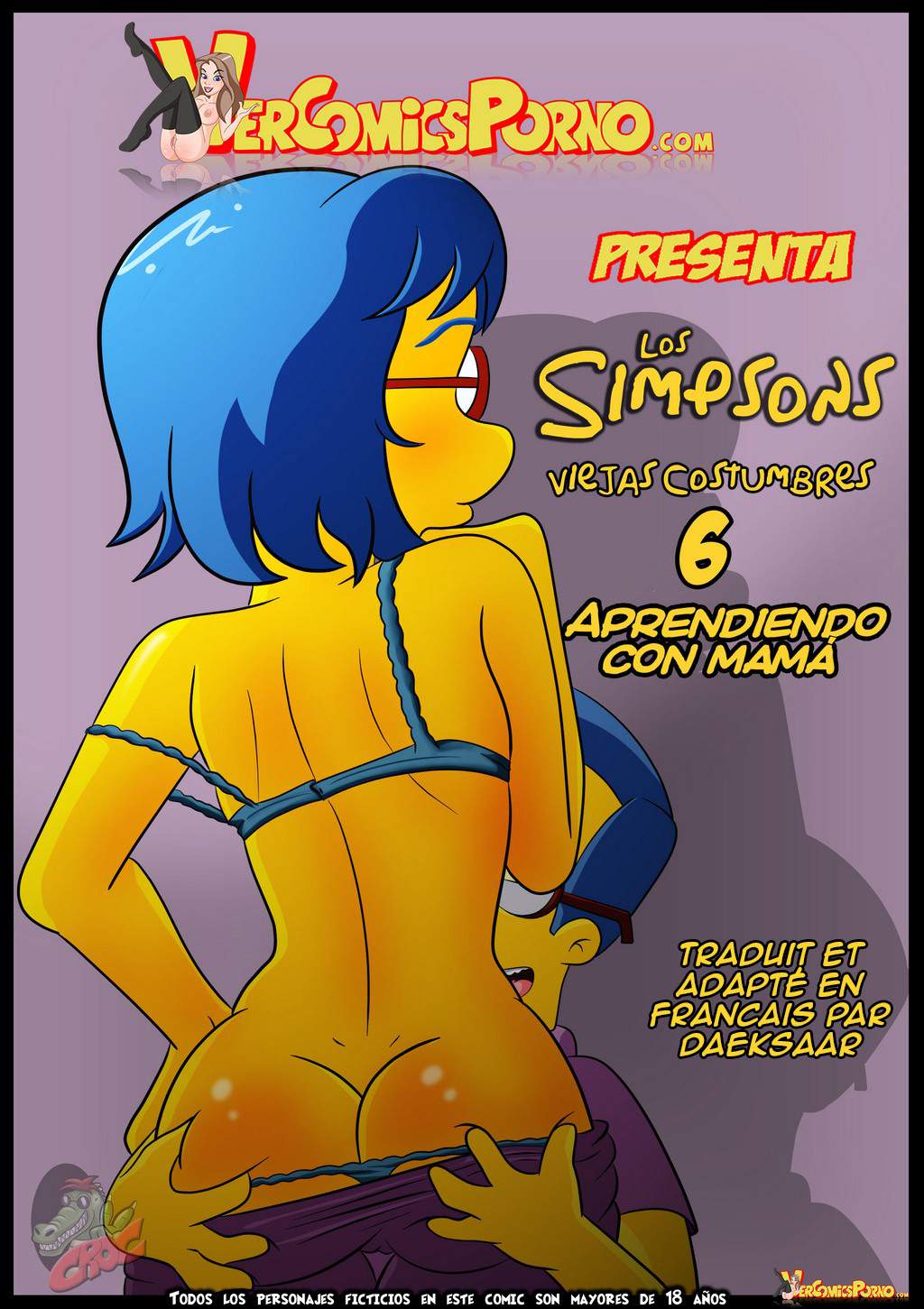 SureFap xxx porno The Simpsons - [VerComicsPorno][Croc] - Los Simpsons Viejas Costumbres 6 Aprendiendo Con Mama