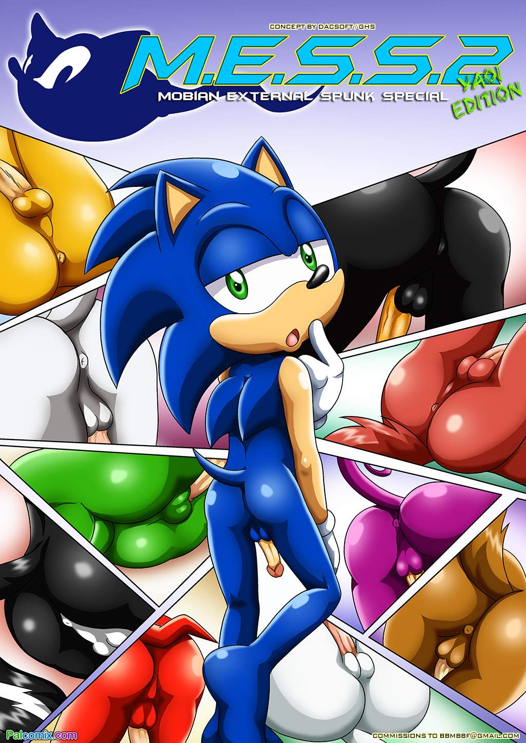 SureFap xxx porno Sonic - [Palcomix][Mobius Unleashed] - M.E.S.S.2 - Yaoi Edition (MESS2)