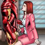 Iron Man - [Leandro Comics] - Pepper Potts Sucks Iron Man’s Little Iron Man!