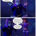 The Teen Titans - [jessica1222] - Raven and Starfire and The Alien Gloryhole