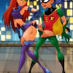The Teen Titans - [XL-Toons] - Robin And Starfire Fucking Together