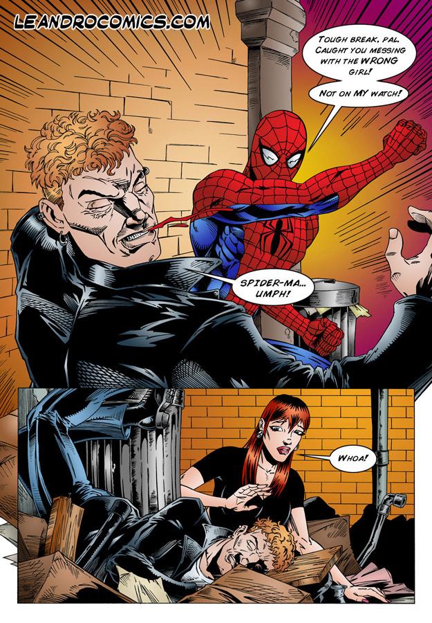 SureFap xxx porno Spider-Man - [Leandro Comics] - Spider Guy Fucking Mary Jane - Part 1-2
