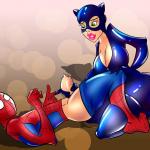 Crossover Heroes - [Online SuperHeroes][Chupa] - Spider-Man Fucks Catwoman Through All Her Wet Holes