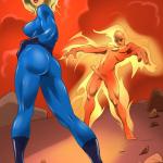 Fantastic Four - [Online SuperHeroes] - The Human Torch Gets Down and Dirty With The Invisible Woman