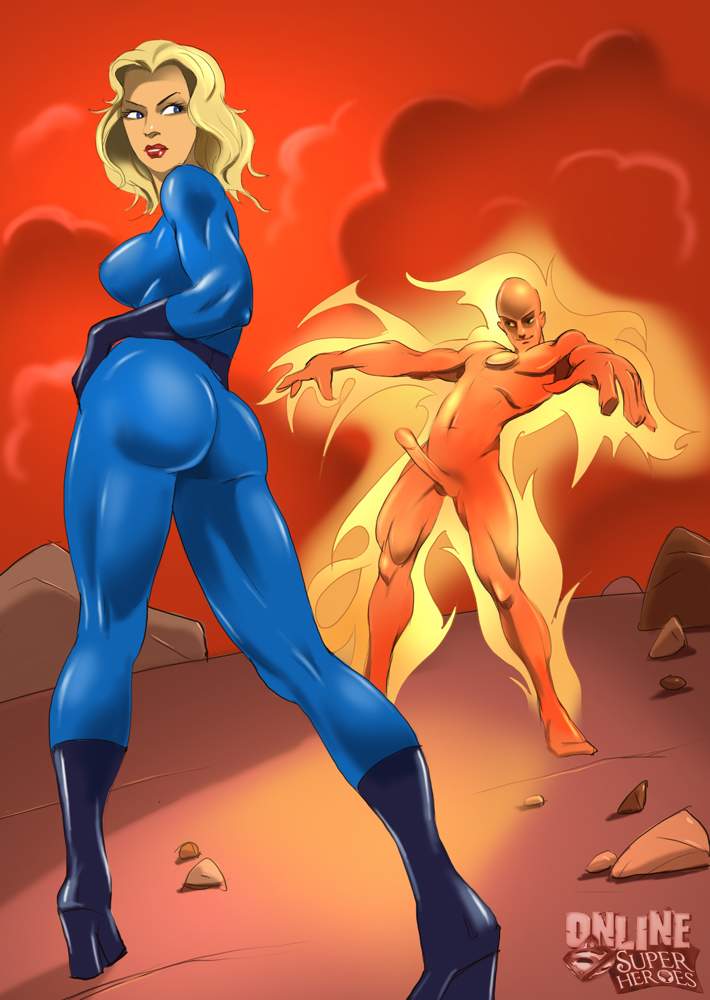 SureFap xxx porno Fantastic Four - [Online SuperHeroes] - The Human Torch Gets Down and Dirty With The Invisible Woman