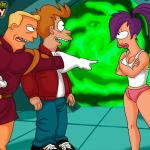 Futurama - [CartoonValley][NEW] - Zapp, Leela and Fry From Futurama in a Steamy Threesome