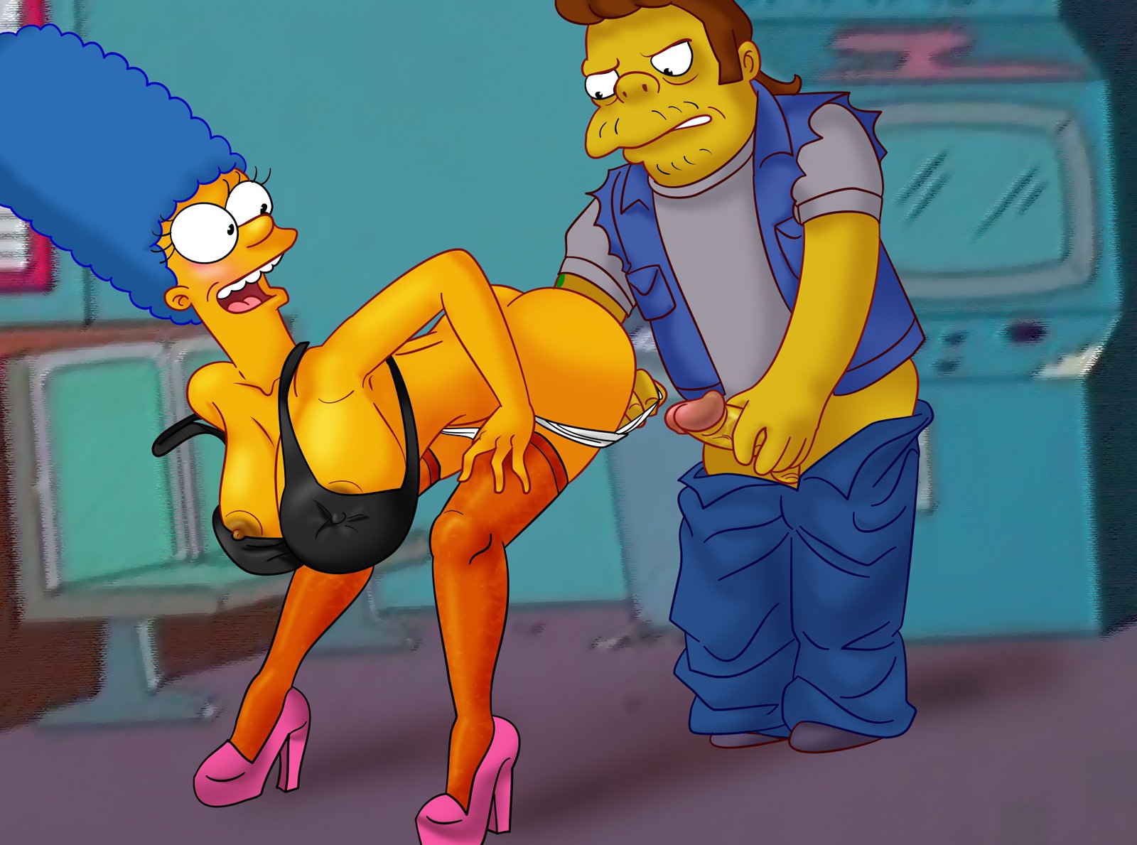 SureFap xxx porno The Simpsons - [XL-Toons] - Marge Having Kinky Sex With Naughty Snake