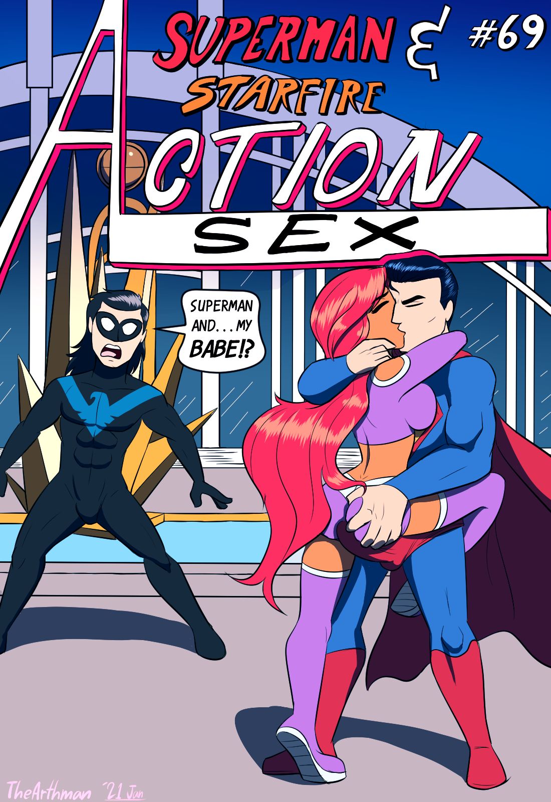 SureFap xxx porno Justice League - [The Arthman] - Action Sex