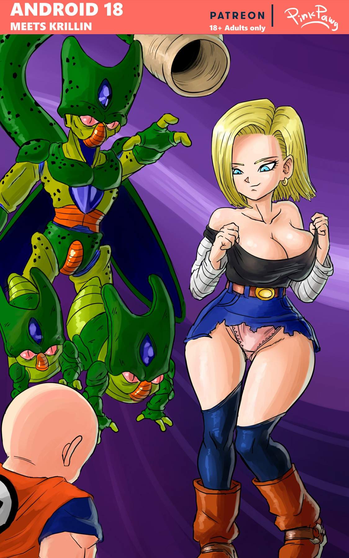 SureFap xxx porno Dragon Ball - [Pink Pawg (PinkPawg)] - Android 18 Meets Krillin
