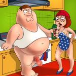 Family Guy - [XL-Toons] - Meg Gets Fucked By Peter In The Kitchen While Lois Is Away!