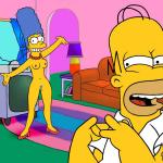 The Simpsons - [XL-Toons] - Marge Keeps Homer Away From The TV With Sex