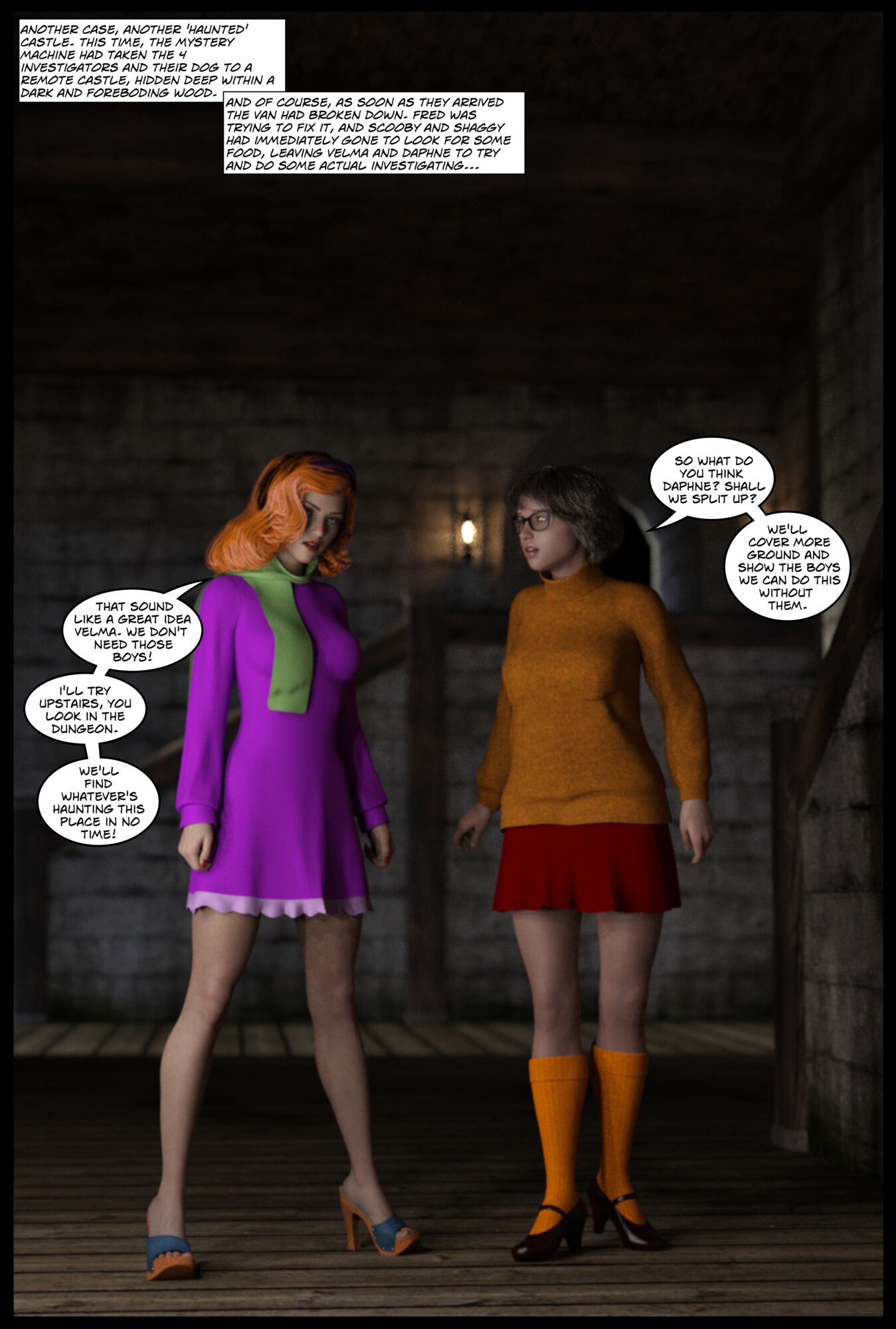 SureFap xxx porno Scooby Doo - [Cantraps] - Daphne & Velma - Haunted Castle