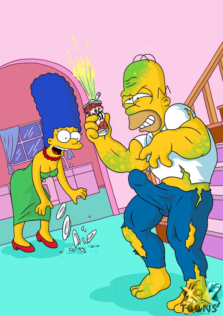 SureFap xxx porno The Simpsons - [XL-Toons] - Homer Fucks Marge After Turning Into The Incredible Duh!