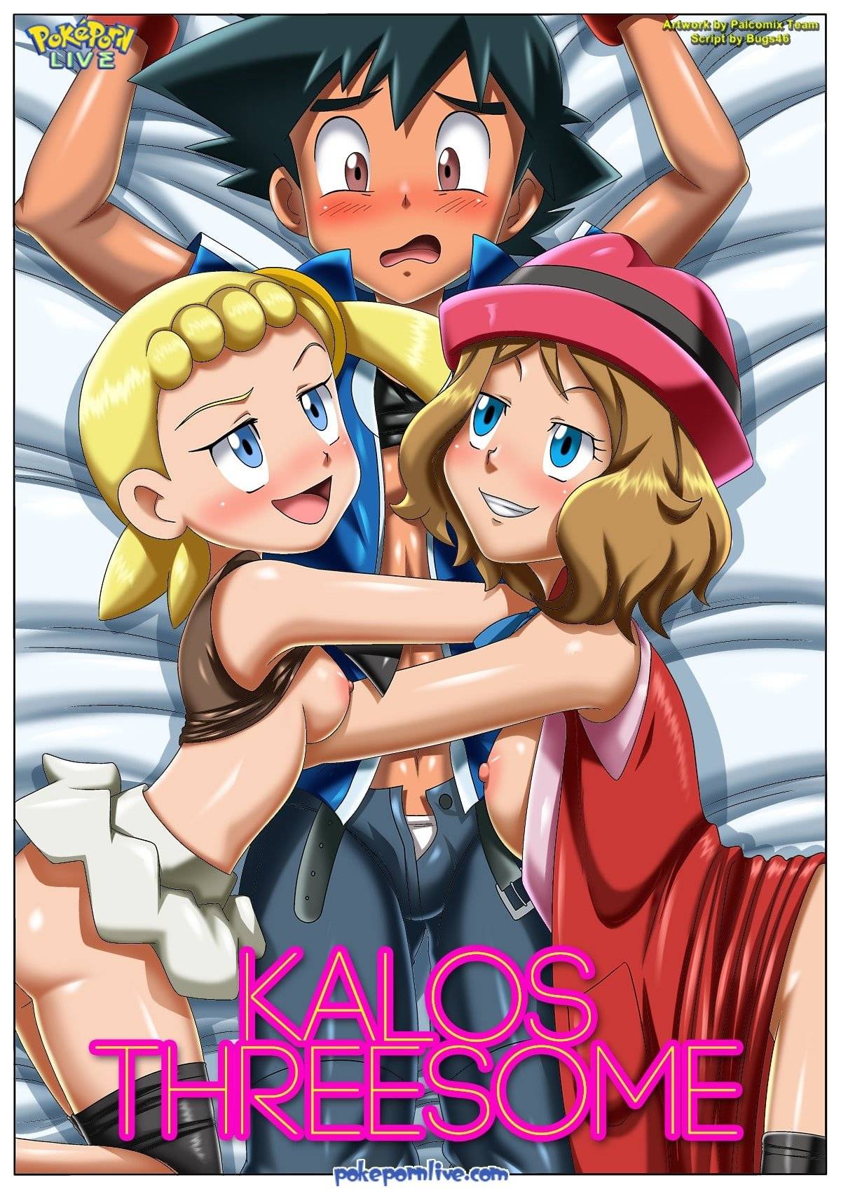 SureFap xxx porno Pokemon - [Palcomix][PokepornLive] - Kalos Threesome