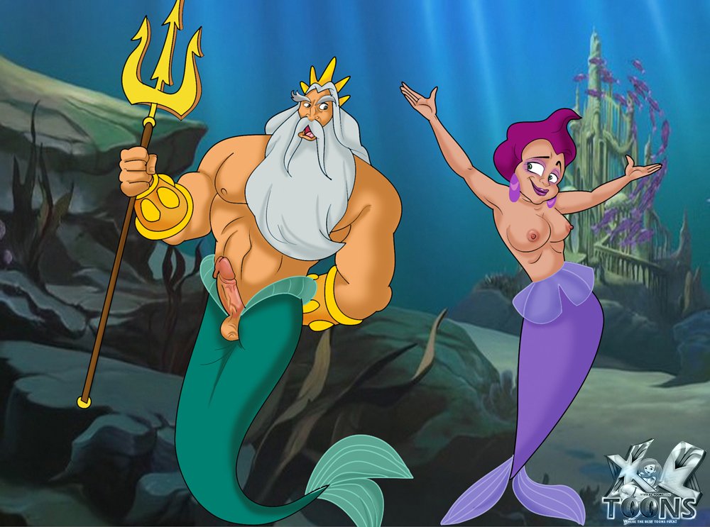SureFap xxx porno The Little Mermaid - [XL-Toons] - King Triton Having Hard Sex With A Mature Mermaid Lady