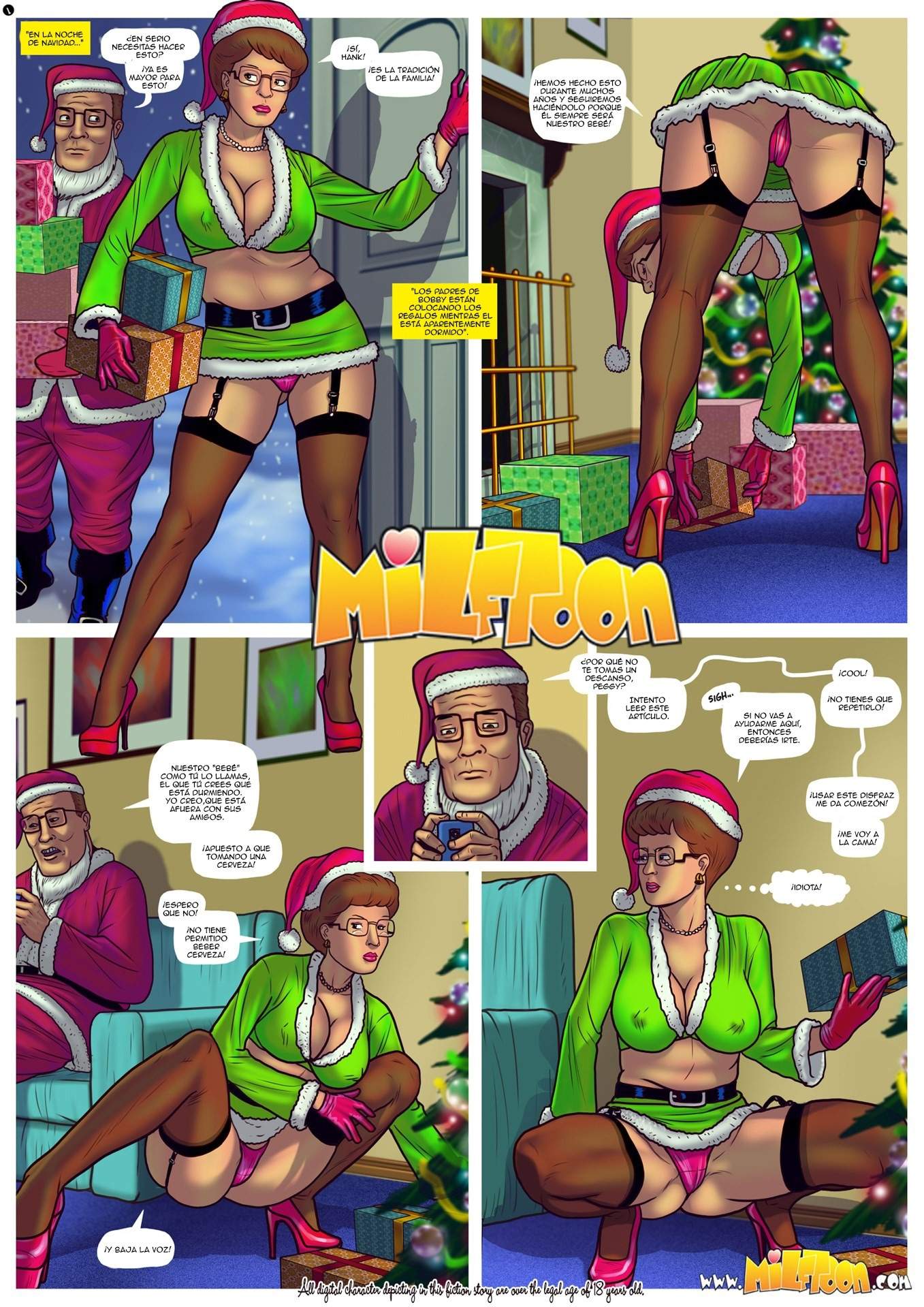 SureFap xxx porno King Of The Hill - [Milftoon] - King of the Xmas