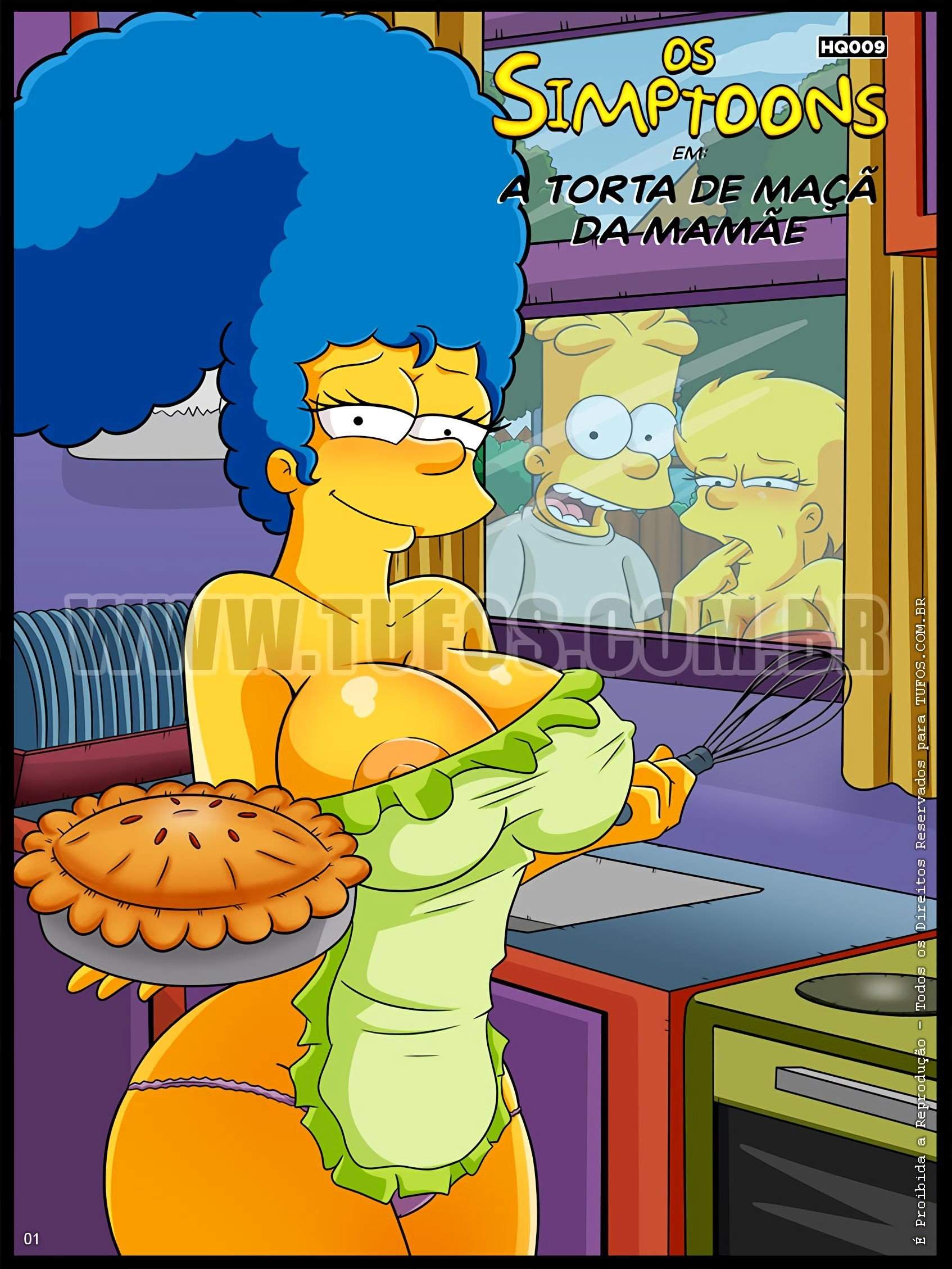 SureFap xxx porno The Simpsons - [Tufos] - Os Simptoons 009 - A Torta De Maca Da Mamae