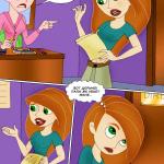 Kim Possible - [Online SuperHeroes][Comics][35] - Naughty Kim Gets Punished by The School Principal