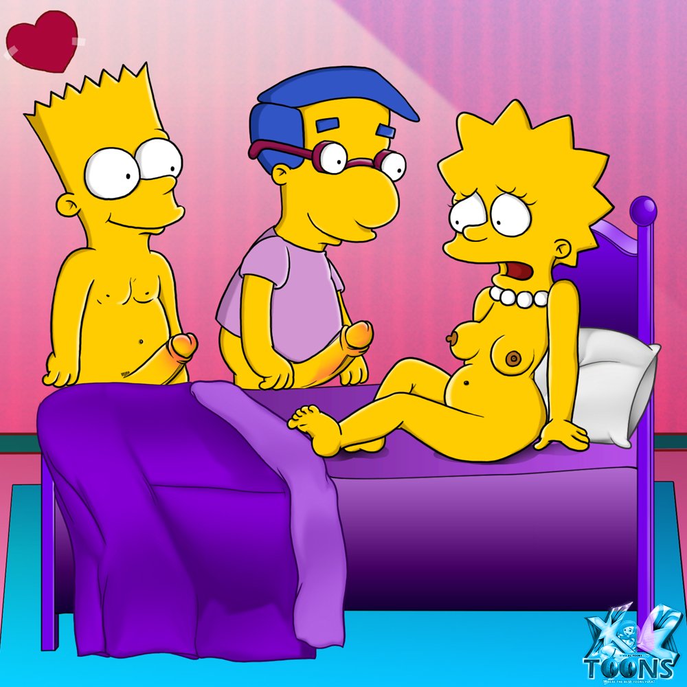 SureFap xxx porno The Simpsons - [XL-Toons] - Lisa Has A Threesome With Milhouse And Bart