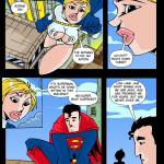 Justice League - [Online SuperHeroes][Comics][169] - Power Girl Gets Her Asshole and Mouth Filled With Cum by Superman