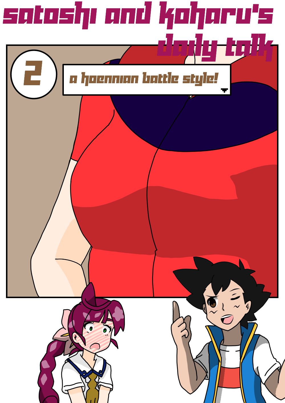 SureFap xxx porno Pokemon - [Maoukouichi] - Satoshi and Koharu's Daily Talk: 2 A Hoennian Battle Style!