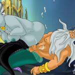 The Little Mermaid - [XL-Toons] - Ursula Having Kinky Underwater Sex With King Triton