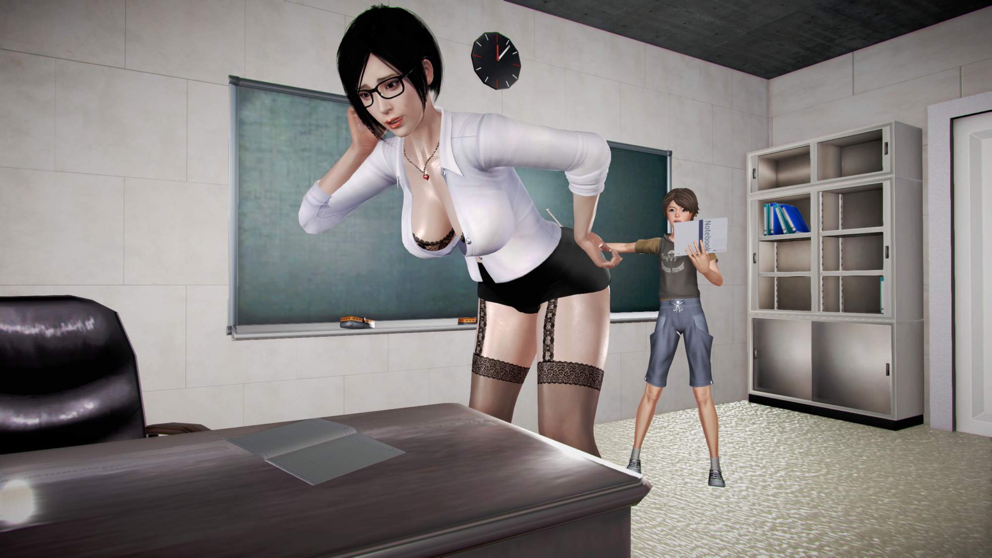 SureFap xxx porno Resident Evil - [Nic otine] - The Teacher Does Not Have Panties
