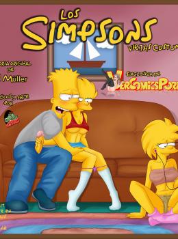 The Simpsons - [VerComicsPorno][Croc] - Los Simpsons Viejas Costumbres.1 - Vieilles Habitudes 1
