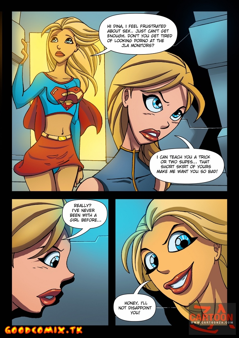 SureFap xxx porno Justice League - [Cartoonza] - Supergirl Teaches Black Canary